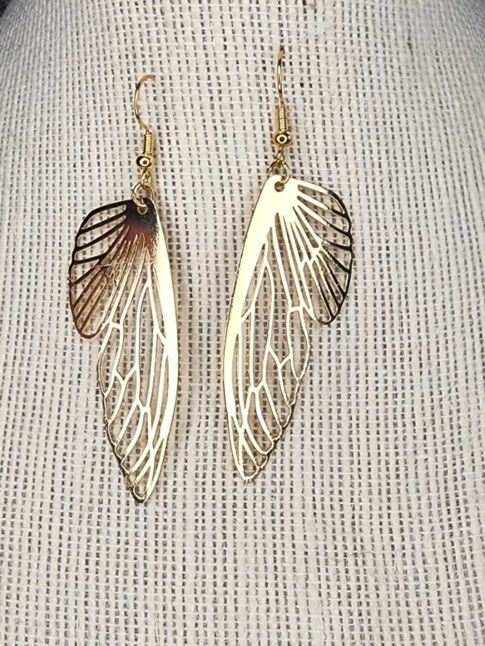 Hand-Crafted Fairy Wing Drop Earrings